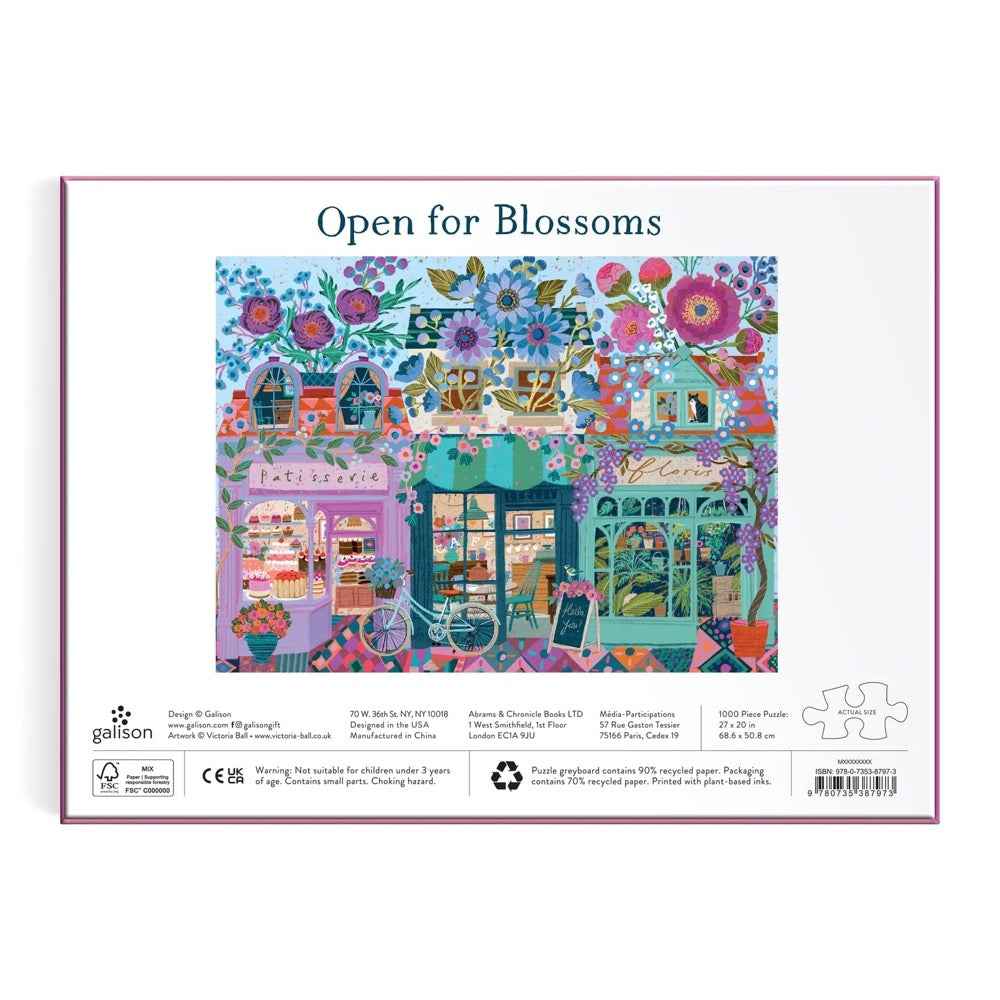 Galison Victoria Ball Open For Blossoms 1000pc Jigsaw Puzzle - Image 6