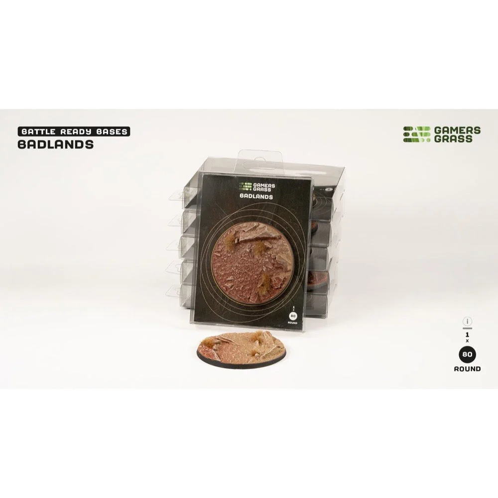 Gamers Grass GGB-BLR80 Badlands Bases Round 80mm 1pc - Image 4