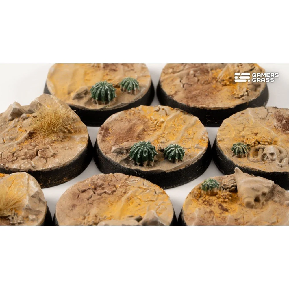 Gamers Grass GGB-DR28 Deserts of Maahl Bases Round 28mm 8pc - Image 3