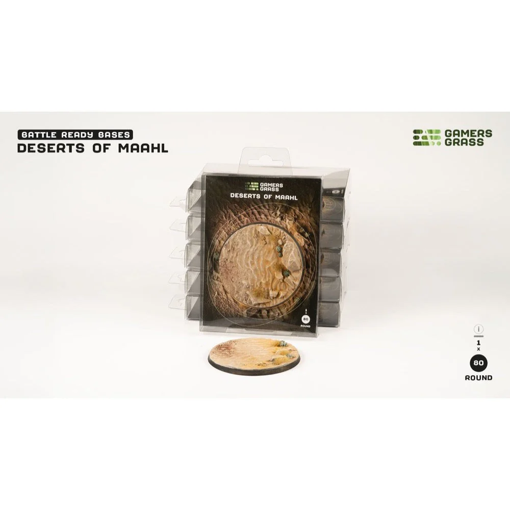 Gamers Grass GGB-DR80 Deserts of Maahl Bases Round 80mm 1pc - Image 4