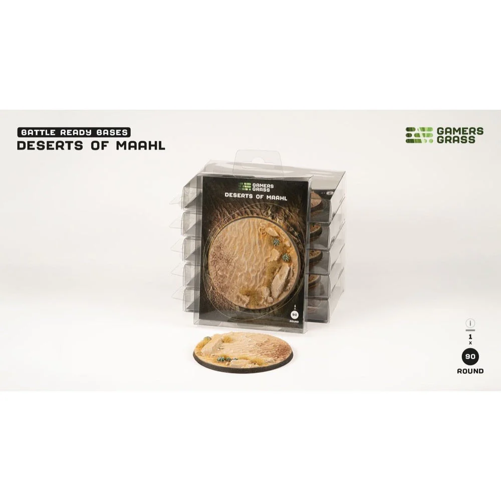 Gamers Grass GGB-DR90 Deserts of Maahl Bases Round 90mm 1pc - Image 4