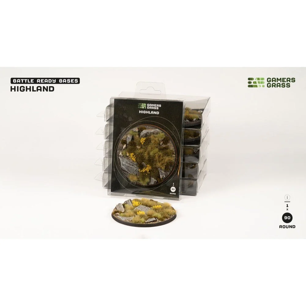 Gamers Grass GGB-HLR90 Highland Bases Round 90mm 1pc - Image 4
