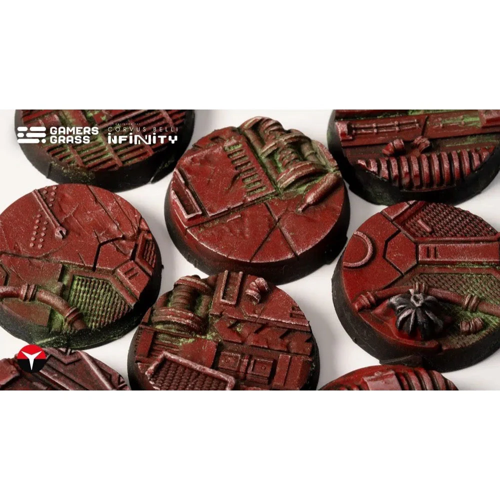 Gamers Grass GGB-NCDR25 Nomad Crew Deck Round 25mm 8pc - Image 3