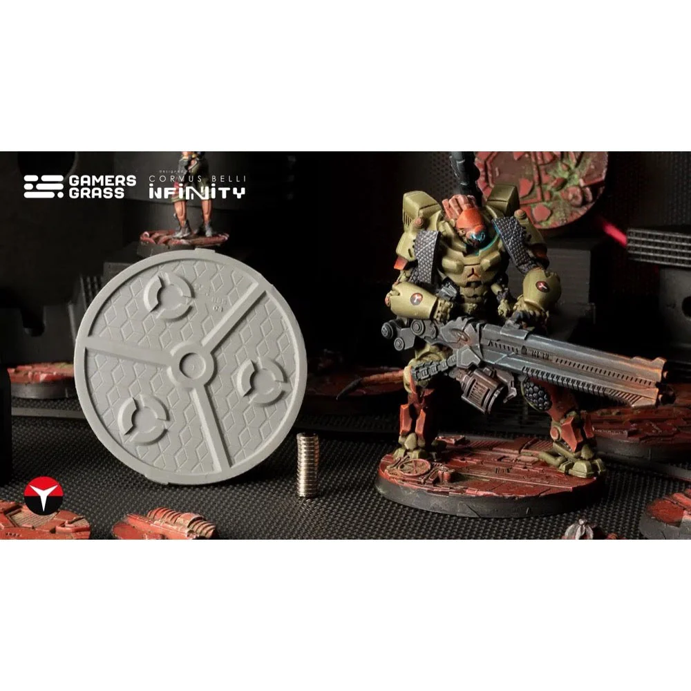 Gamers Grass GGB-NCDR55 Nomad Crew Deck Round 55mm 2pc - Image 2