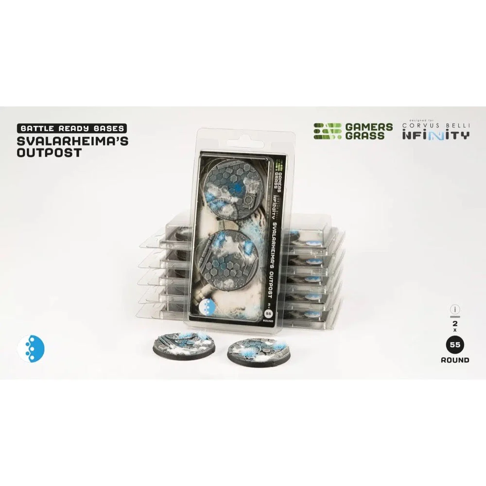 Gamers Grass GGB-SOR55 Svalarheima’s Outpost Round 55mm 2pc - Image 4