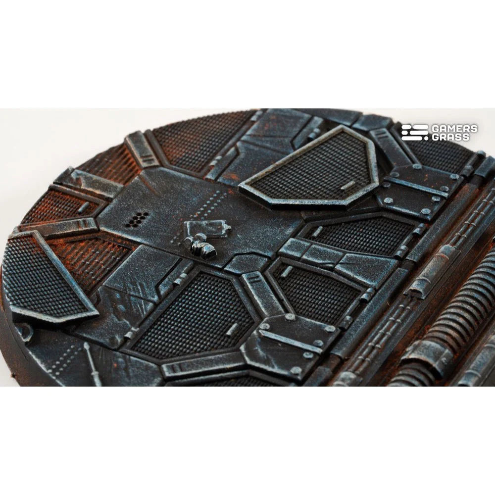 Gamers Grass GGB-SPR28 Spaceship Corridor Bases Round 28mm 8pc - Image 3