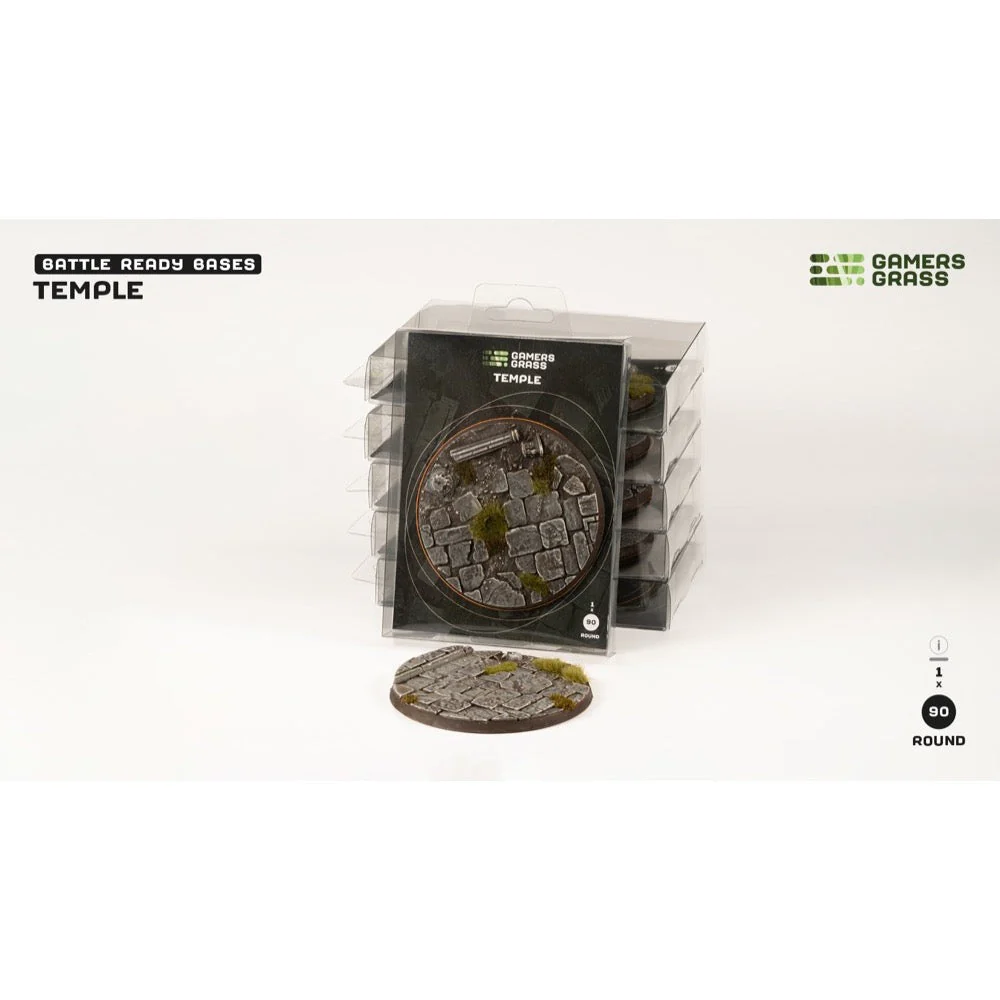 Gamers Grass GGB-TR90 Temple Bases Round 90mm 1pc - Image 4