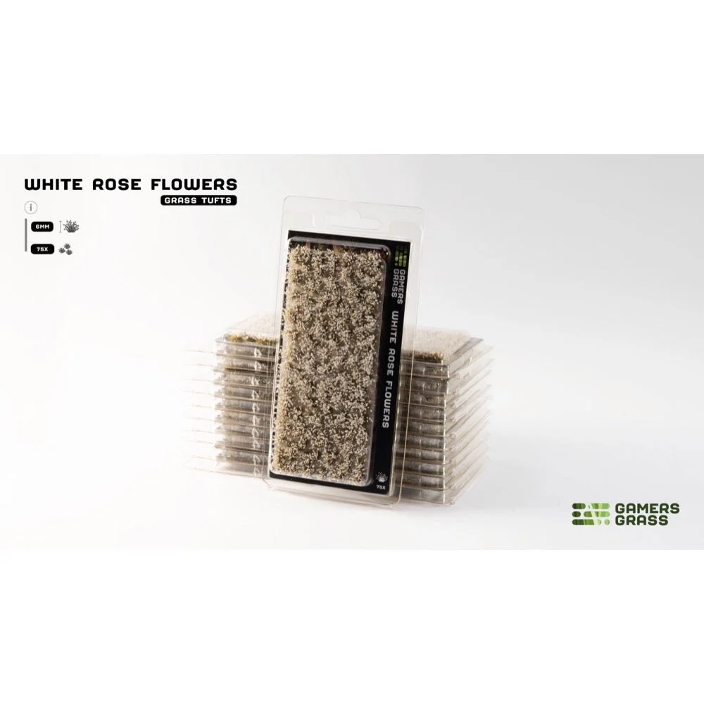 Gamers Grass GGFS-WR White Rose Flowers - Image 2