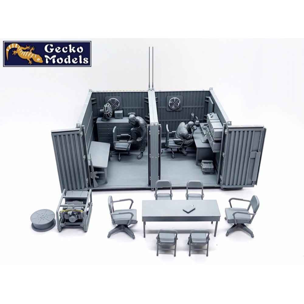 Gecko 35GM0119 1/35 US Military Base Temporary Command Station Vietnam War Era - Image 3