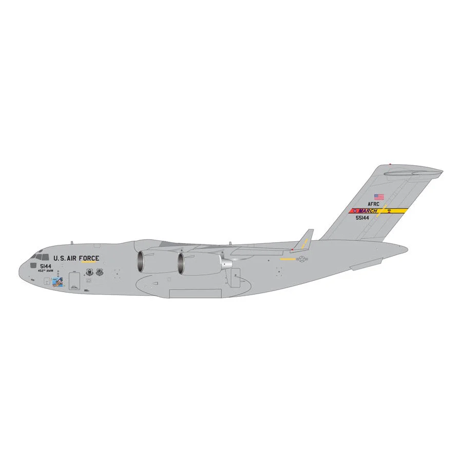 Gemini Jets G2AFO1392 1/200 U.S. Air Force C-17 Globemaster 05 5144 March AFB - Image 2