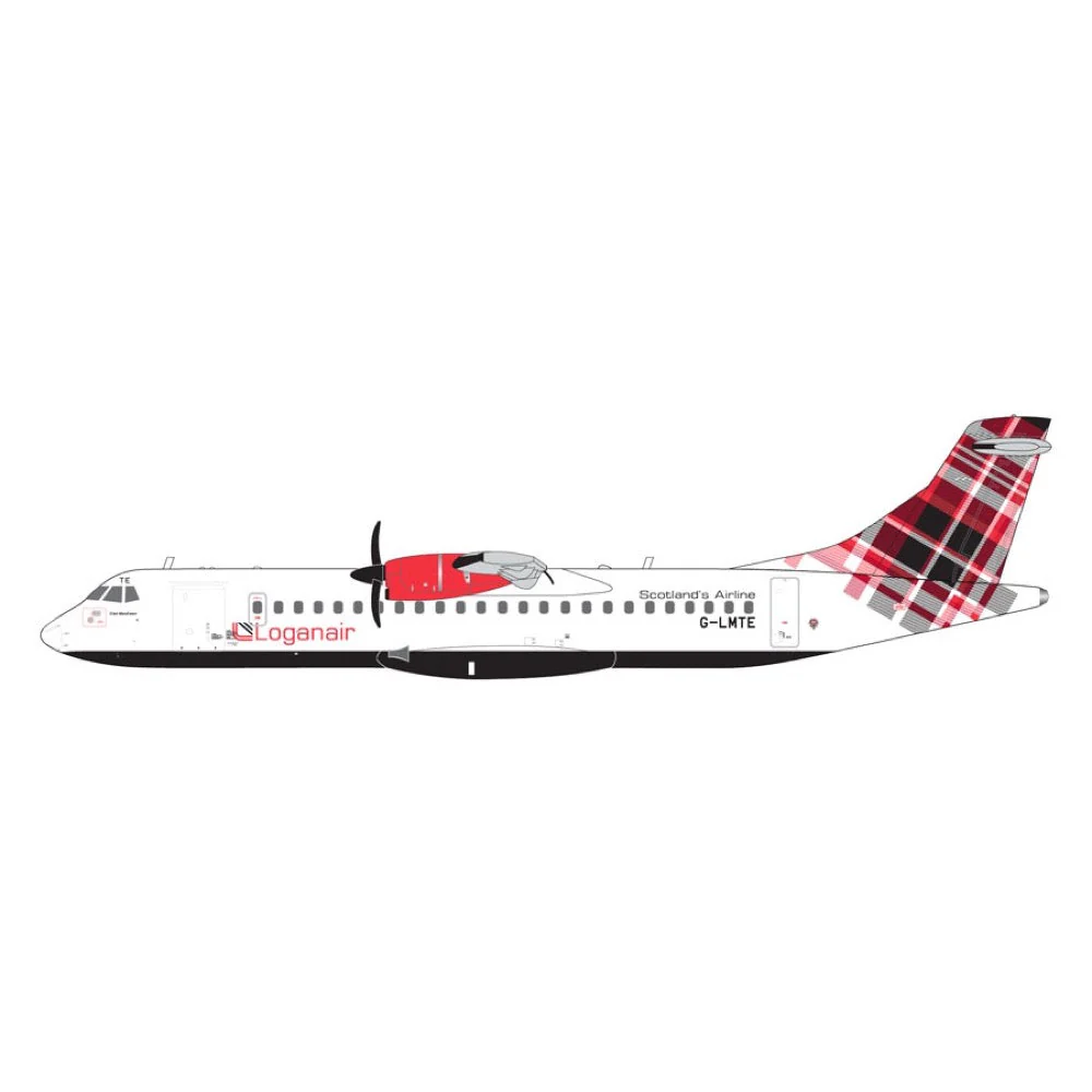 Gemini Jets G2LOG1374 1/200 Loganair ATR 72-600 G-LMTE red livery - Image 2