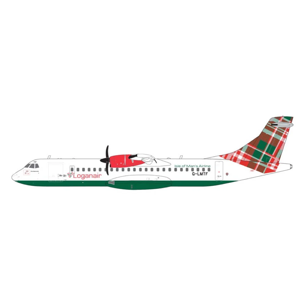Gemini Jets G2LOG1375 1/200 Loganair ATR 72-600 G-LMTF green livery - Image 2