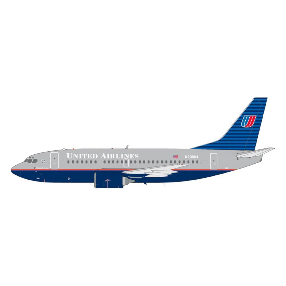 Gemini Jets G2UAL312 1/200 United Airlines B737-500 N936UA battleship livery - Image 2
