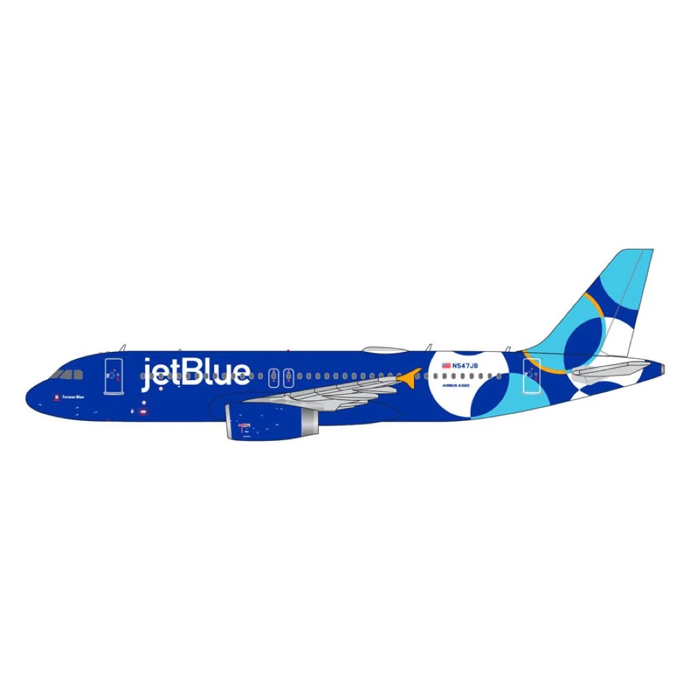 Gemini Jets GJJBU2289 1/400 JetBlue Airways A320-200 N547JB Forever Blue - Image 2