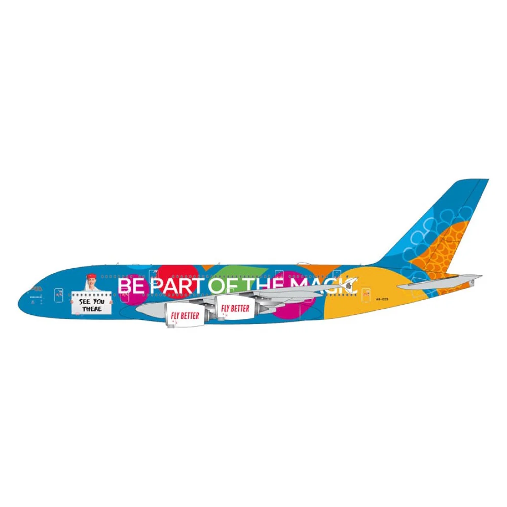Gemini Jets GJUAE2345 1/400 Emirates A380 A6-EES Destination Dubai/Be Part Of The Magic - Image 2