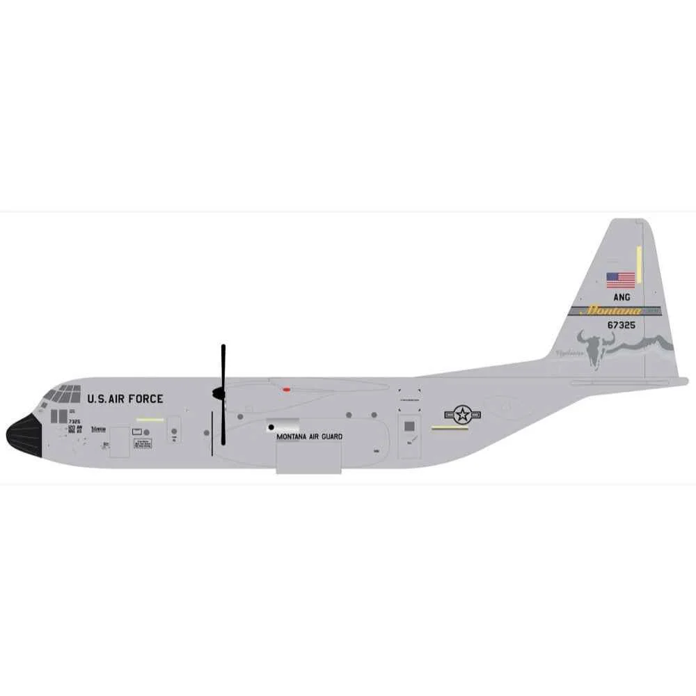 Gemini Jets GMUSA151 1/400 U.S. Air Force C-130H Hercules 96-7325 Montana ANG - Image 2