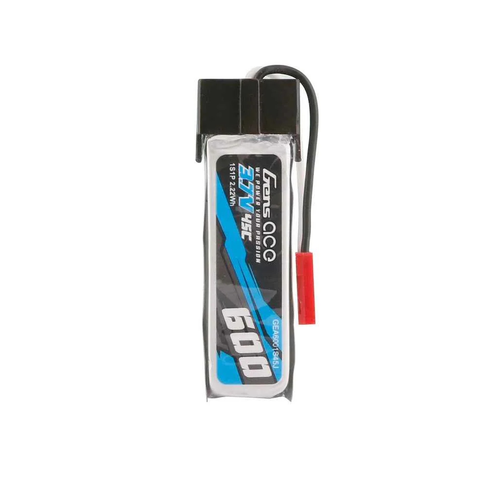 Gens Ace 1S 600mAh 45C 3.7V Soft Pack Lipo Battery (JST-SYP) - Image 4