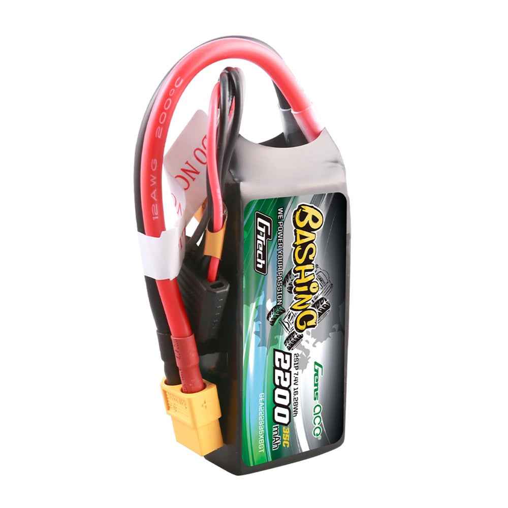 Gens Ace G-Tech 3S Bashing 2200mAh 35C 11.1V Soft Pack Lipo Battery (XT60) - Image 4