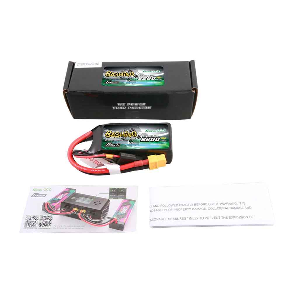 Gens Ace G-Tech 3S Bashing 2200mAh 35C 11.1V Soft Pack Lipo Battery (XT60) - Image 5