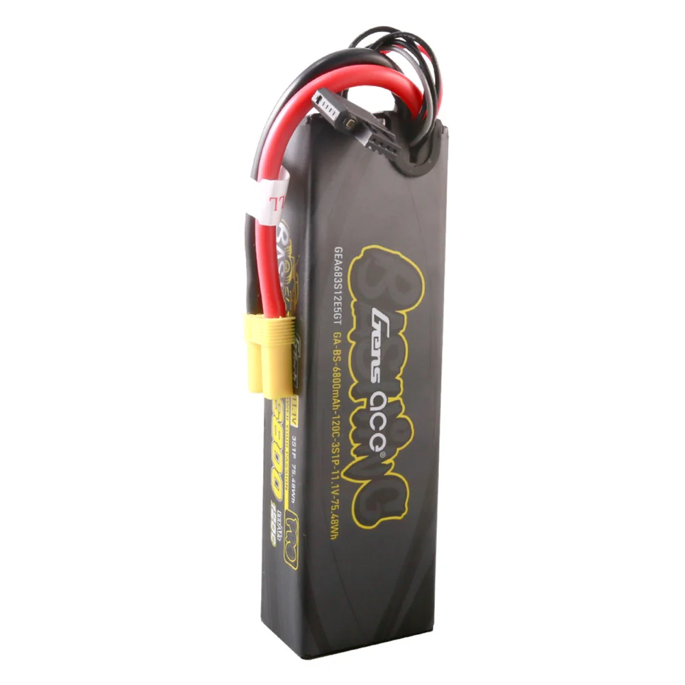 Gens Ace G-Tech 3S Bashing 6800mAh 120C 11.1V Soft Pack Lipo Battery (EC5) - Image 4