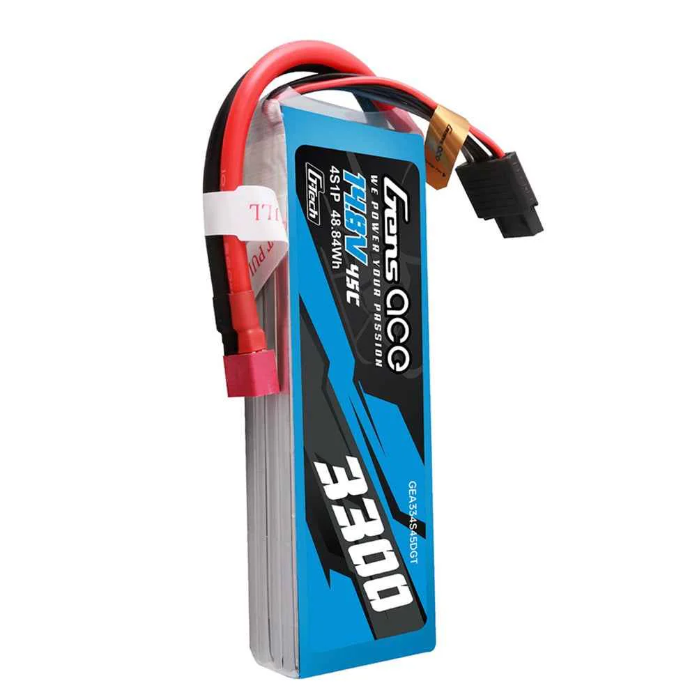 Gens Ace G-Tech 4S 3300mAh 45C 14.8V Soft Pack Lipo Battery (Deans) - Image 5