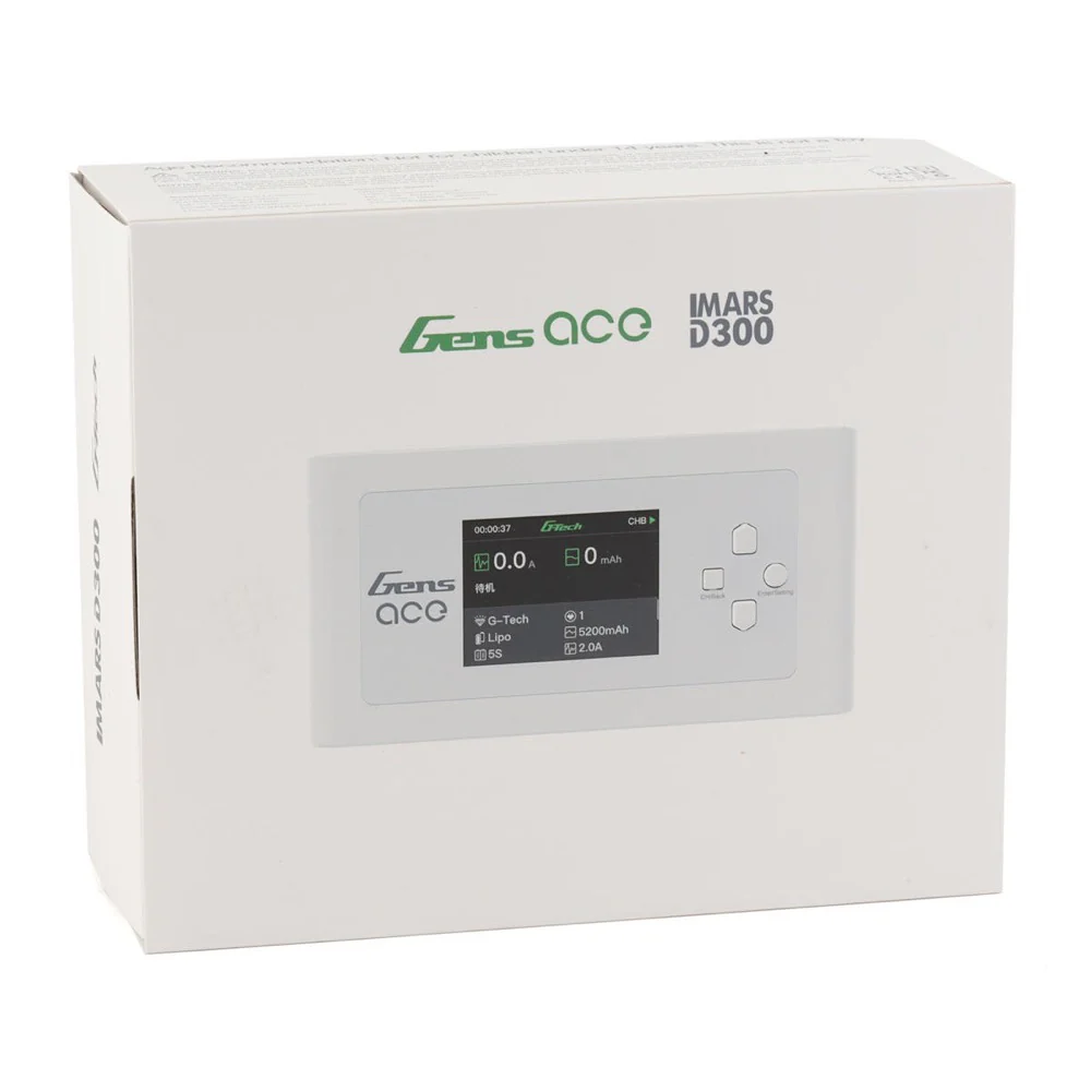 Gens Ace Imars D300 G-Tech Channel Ac/DC 300W/700W RC Battery Charger (White) - Image 4