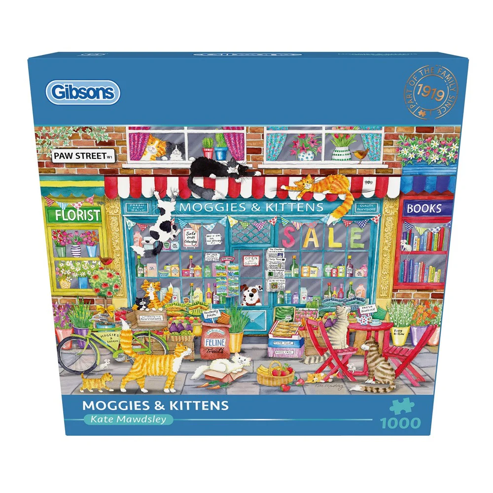 Gibsons 064377 Moggies & Kittens 1000pc Jigsaw Puzzle - Image 5