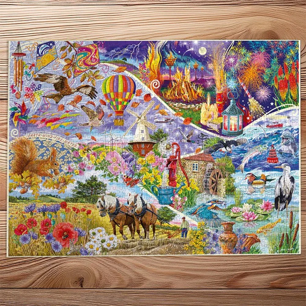 Gibsons Elemental 1000pc Jigsaw Puzzle - Image 4