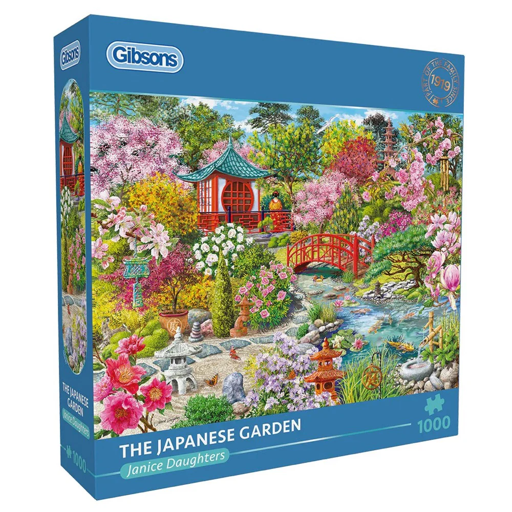 Gibsons The Japanese Garden 1000pc Jigsaw Puzzle