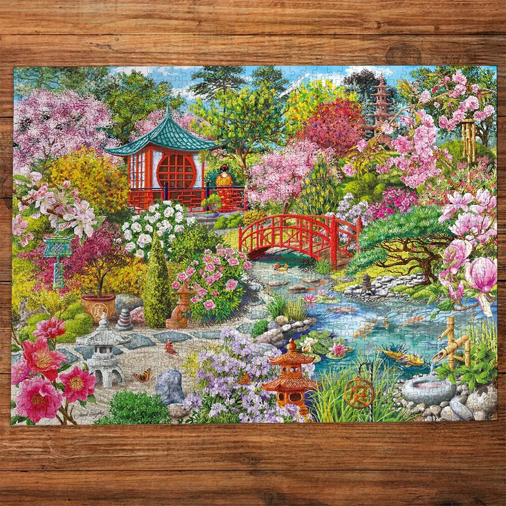 Gibsons The Japanese Garden 1000pc Jigsaw Puzzle - Image 4