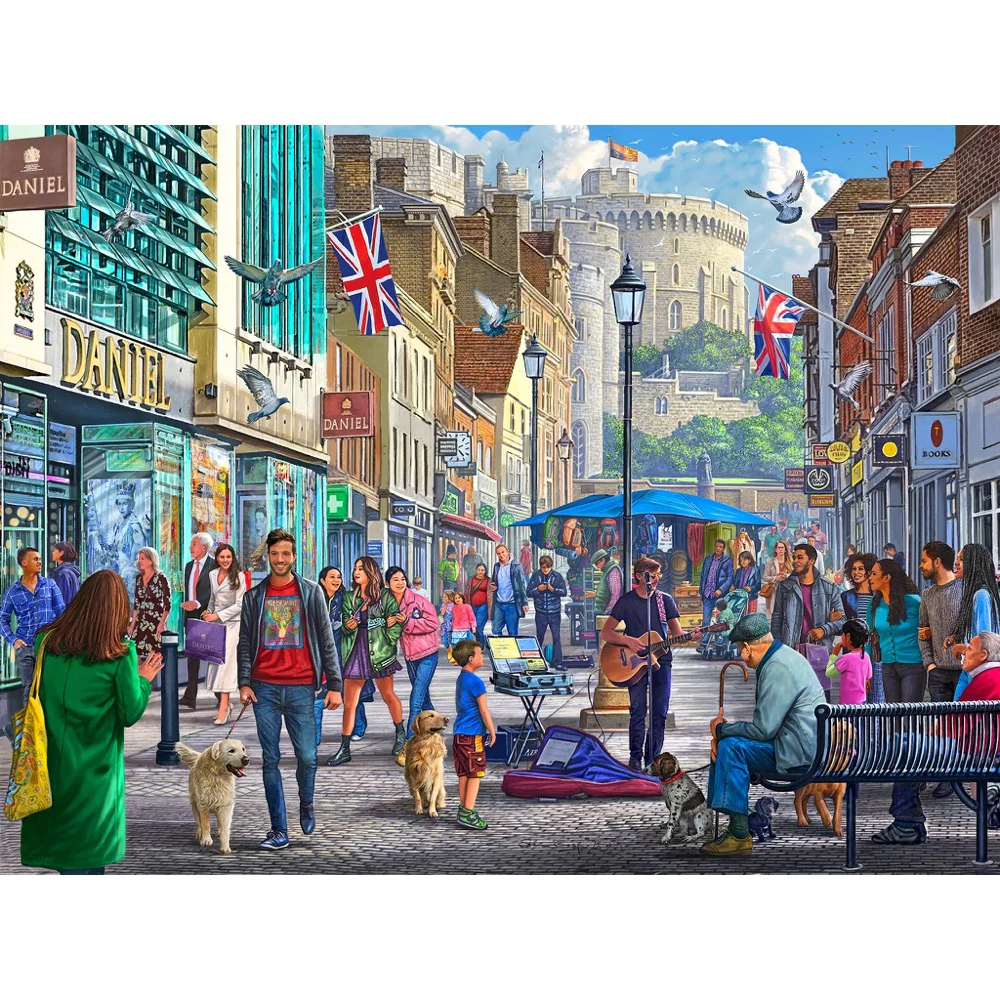 Gibsons Wandering Through Windsor 1000pc Jigsaw Puzzle - Image 2