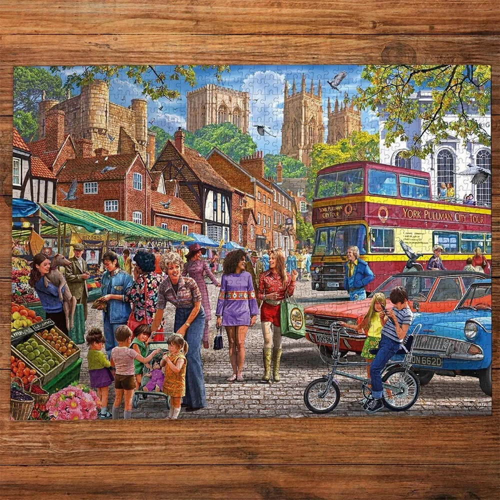 Gibsons York Market 1000pc Jigsaw Puzzle - Image 5