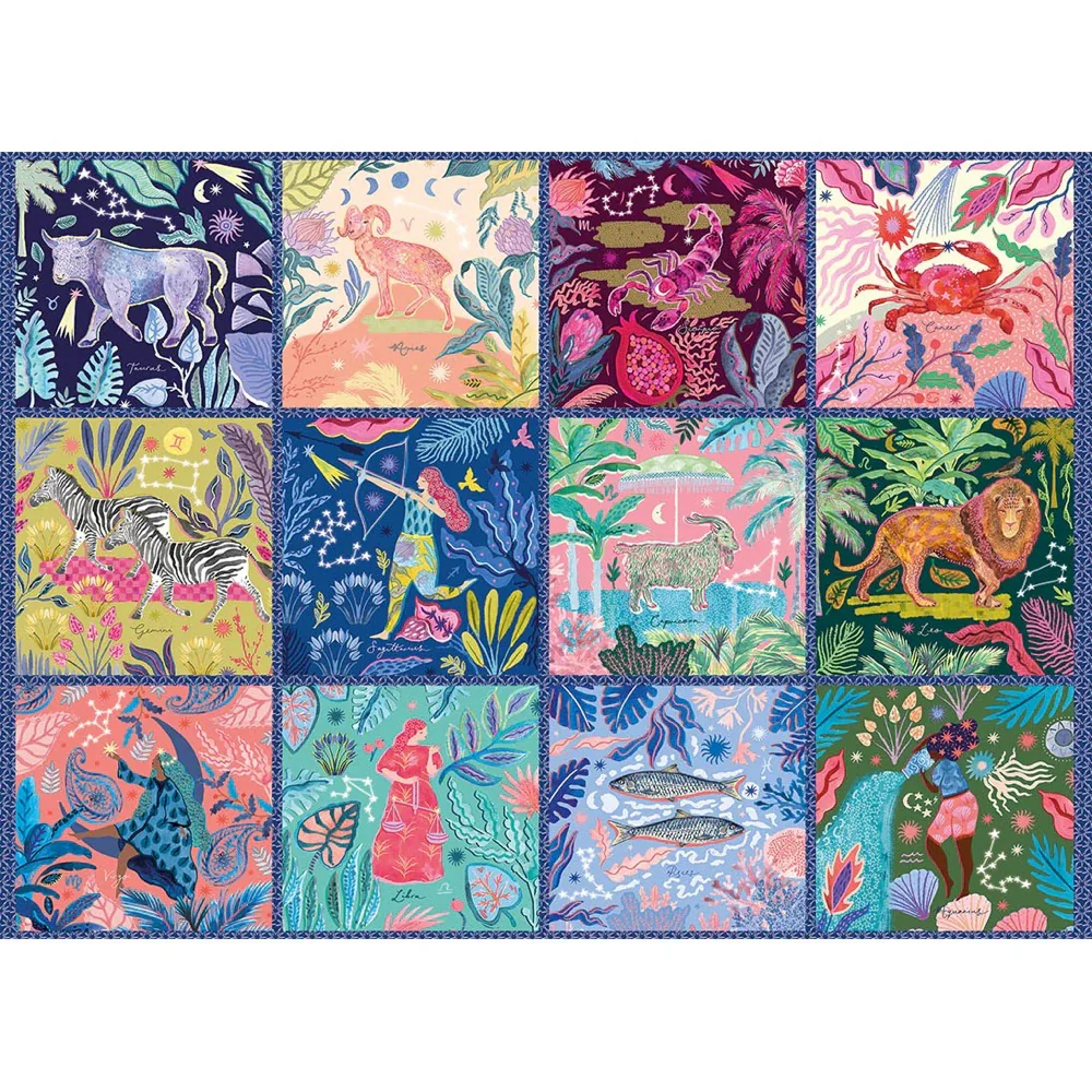 Gibsons Zodiac Jungle 1000pc Jigsaw Puzzle - Image 2