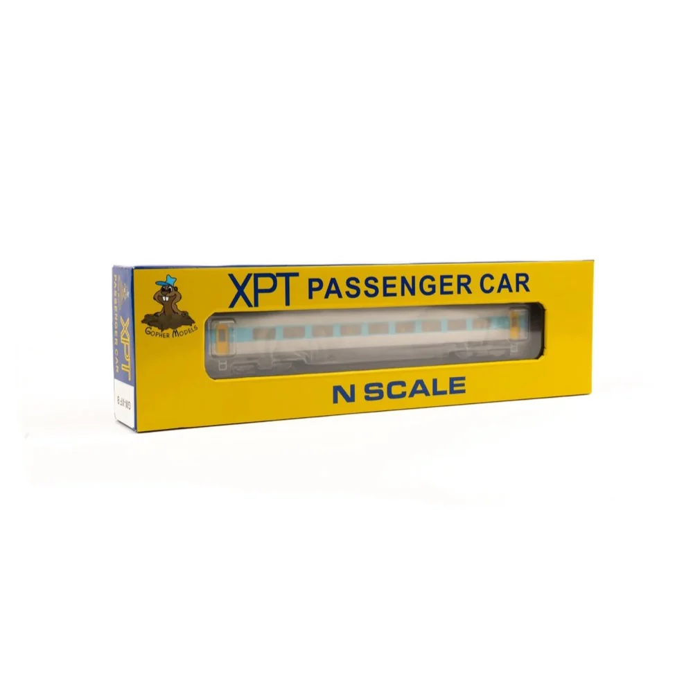 Gopher Models N Scale New South Wales XPT XF Passenger Car Blue Livery - Image 8