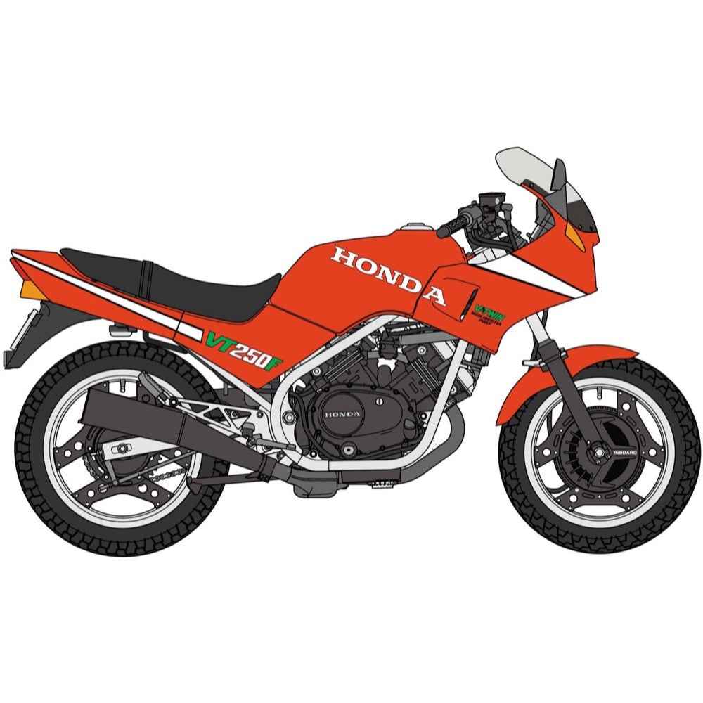 Hasegawa 21780 1/12 Honda VT250F MC08 1984 Red Color