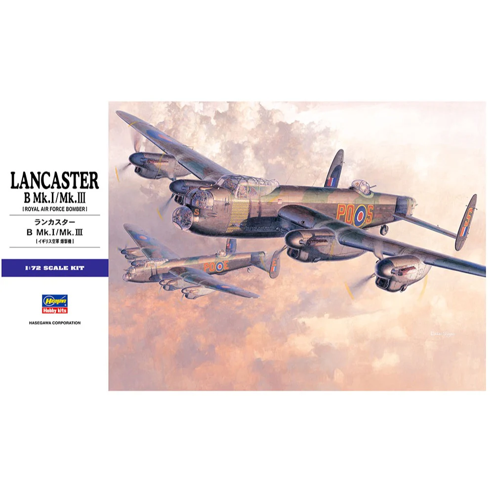 Hasegawa 00553AU 1/72 Lancaster B. Mk.I/Mk.Iii W/Raaf Decals
