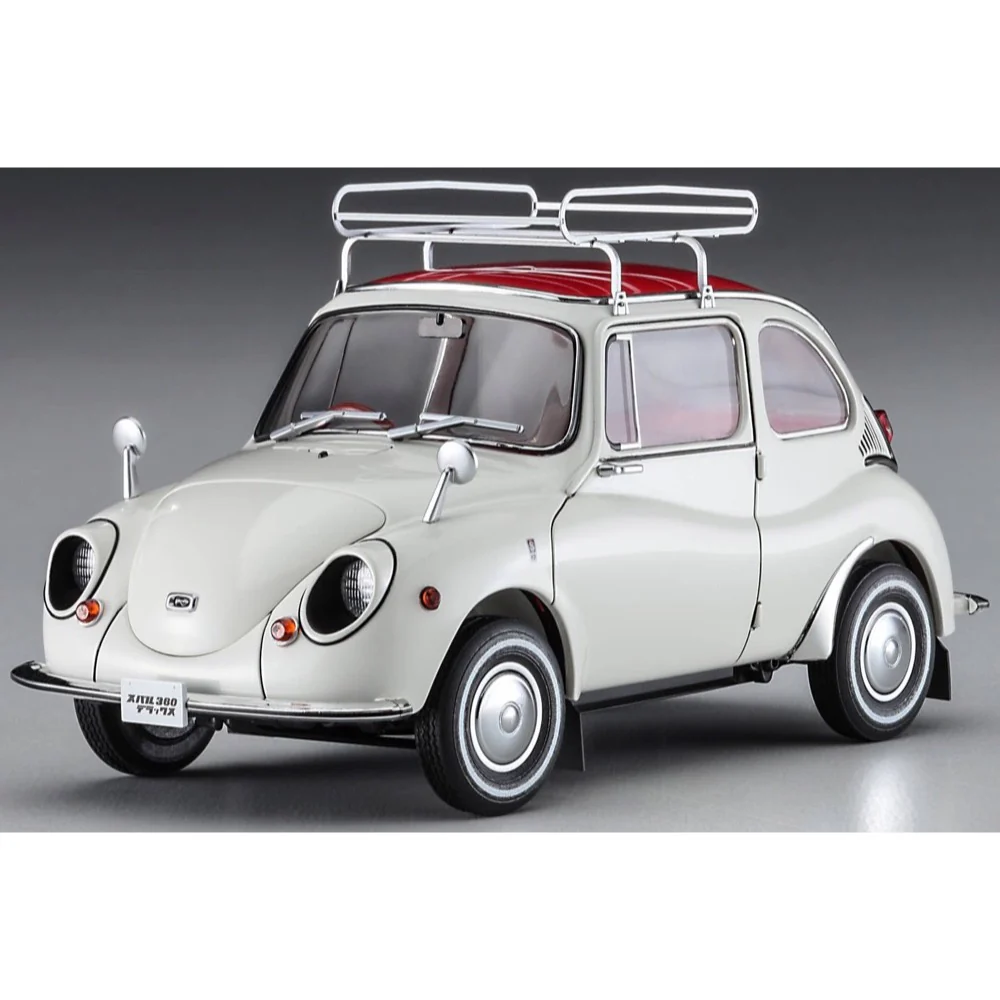 Hasegawa 20622 1/24 Subaru 360 Deluxe W/Roof Carrier - Image 2