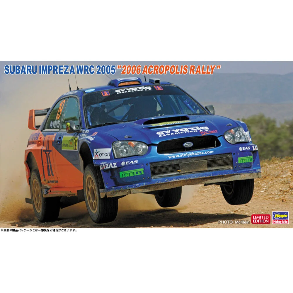 Hasegawa 20774 1/24 Subaru Impreza Wrc 2005 2006 Acropolis Rally