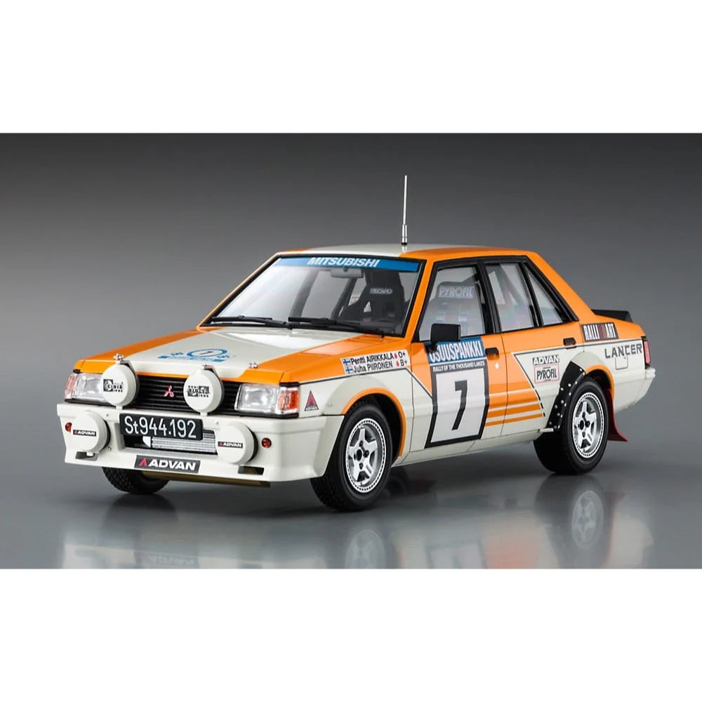 Hasegawa 21138 1/24 Mitsubishi Lancer Ex 2000 Turbo 1982 1000 Lakes Rally - Image 2