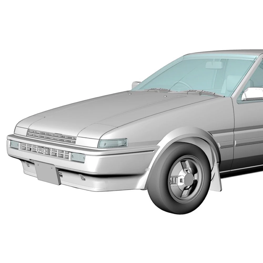 Hasegawa 21171 1/24 Toyota Sprinter Trueno AE86 GT Apex Early Version 1983 - Image 13