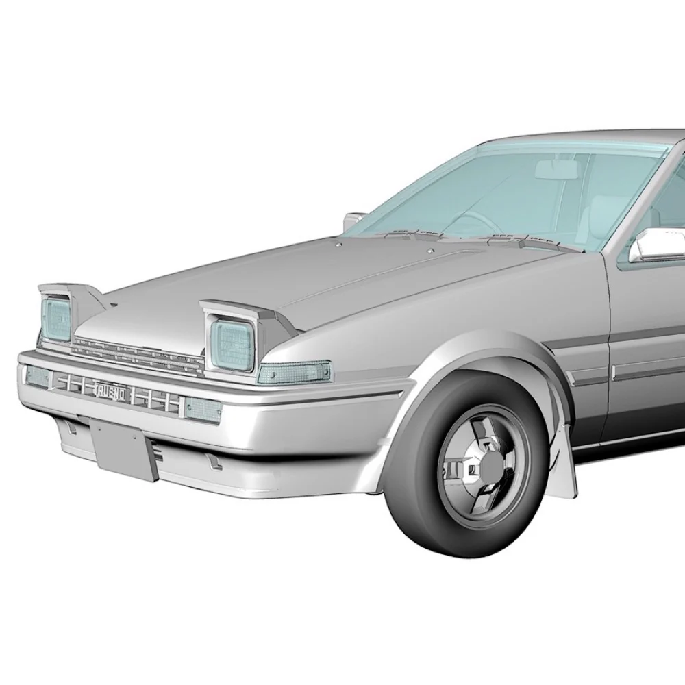 Hasegawa 21171 1/24 Toyota Sprinter Trueno AE86 GT Apex Early Version 1983 - Image 14