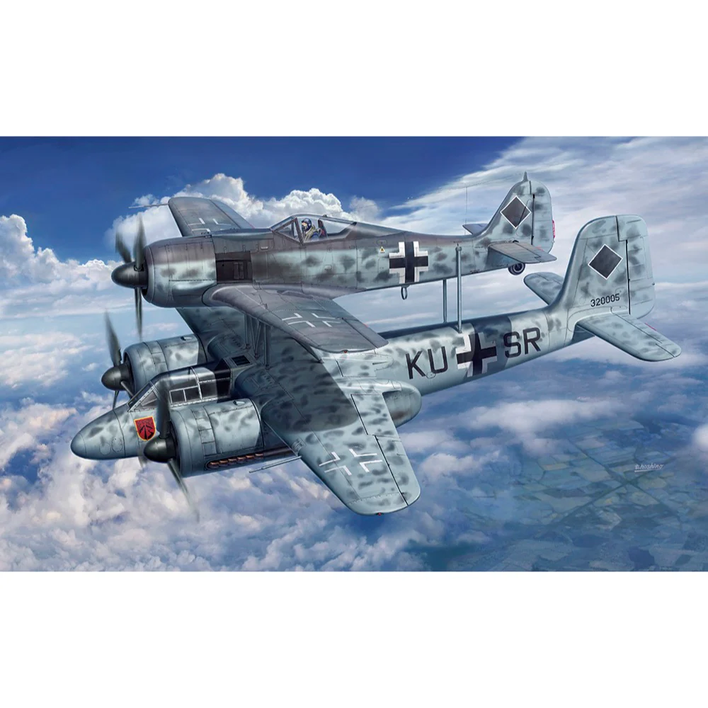 Hasegawa 2537 1/72 TA154A-1 & FW190A-8 Mistel