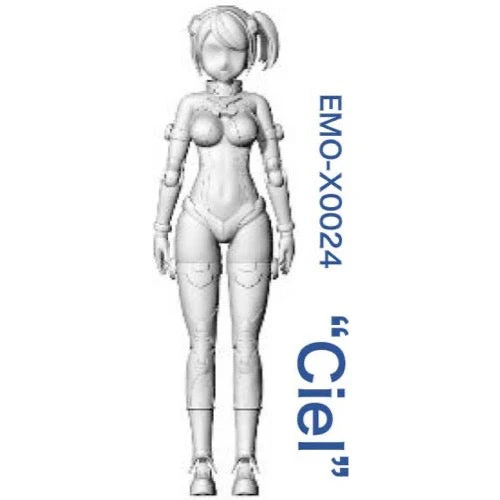 Hasegawa 60202 1/12 A.S.G. Girls Emo-X0024 Ciel - Image 2