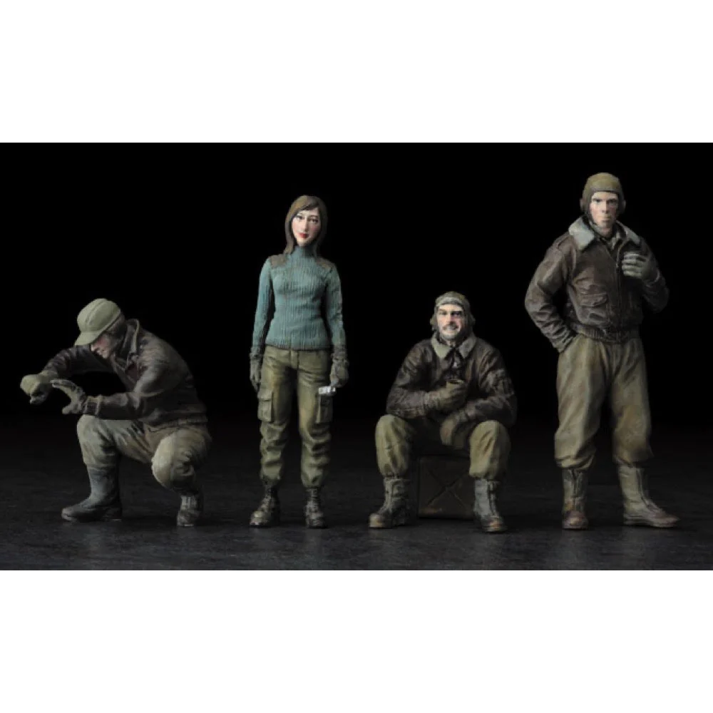 Hasegawa 64002 1/20 Ma.K. Figure Set A Mercenary Troops Arms Cold District Maintenance Soldiers - Image 2