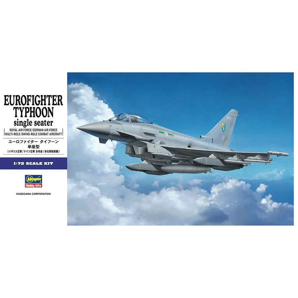 Hasegawa 01570 1/72 Eurofighter Typhoon Single Seater