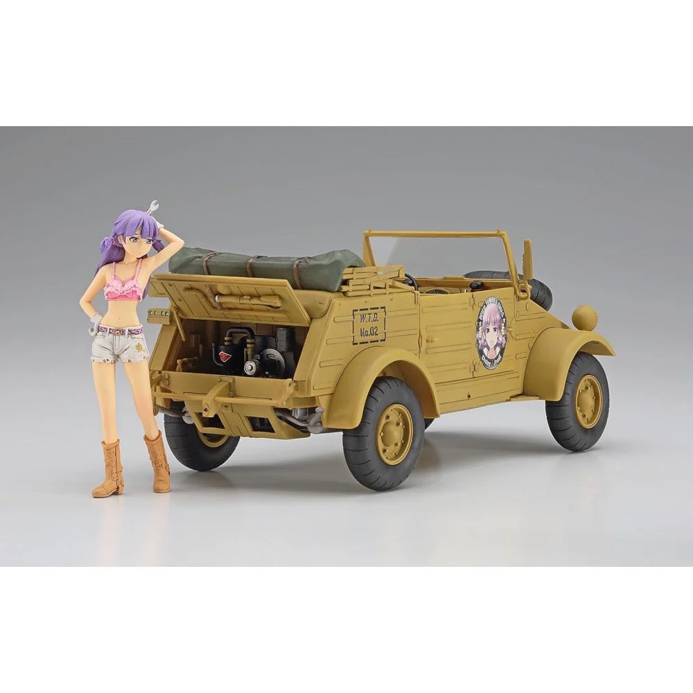 Hasegawa 52160 1/24 Wild Egg Girls Pkw.K1 Kubelwagen Type 82 Claire Frost - Image 3
