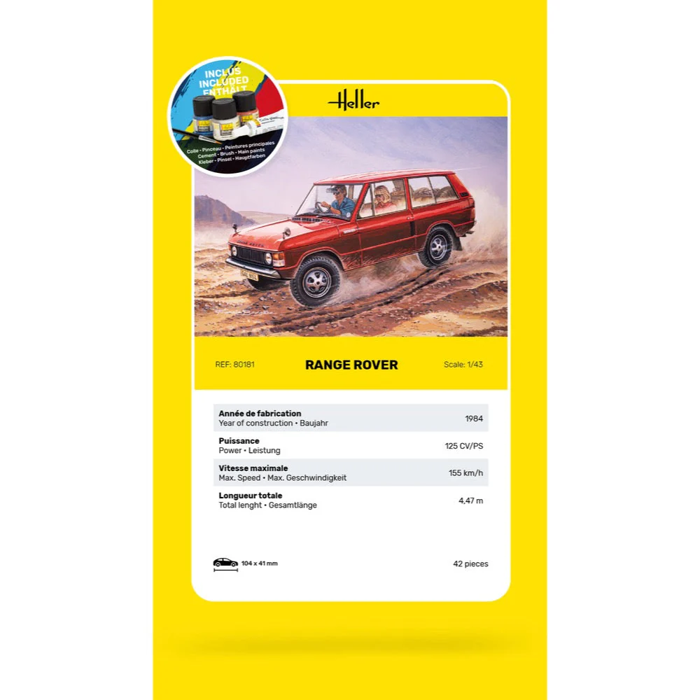 Heller HLL56181 1/43 Range Rover Starter Kit - Image 6