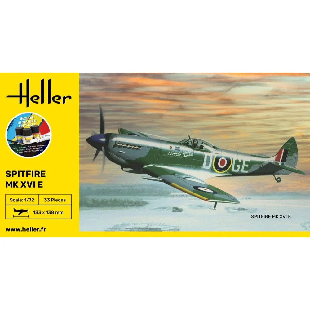 Heller HLL56282 1/72 Spitfire Mk XVI E Starter Kit - Image 3