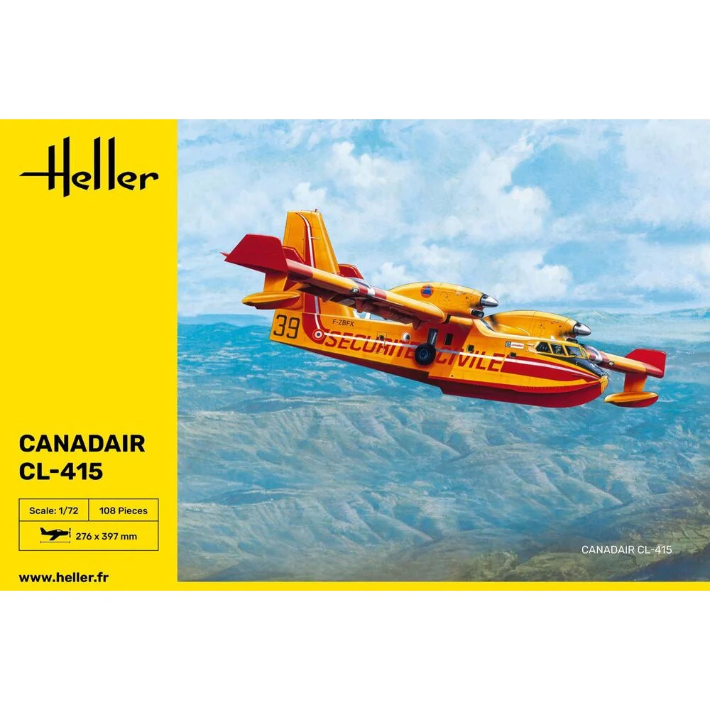 Heller HLL80370 1/72 Canadair CL-415 Water Bomber - Image 3