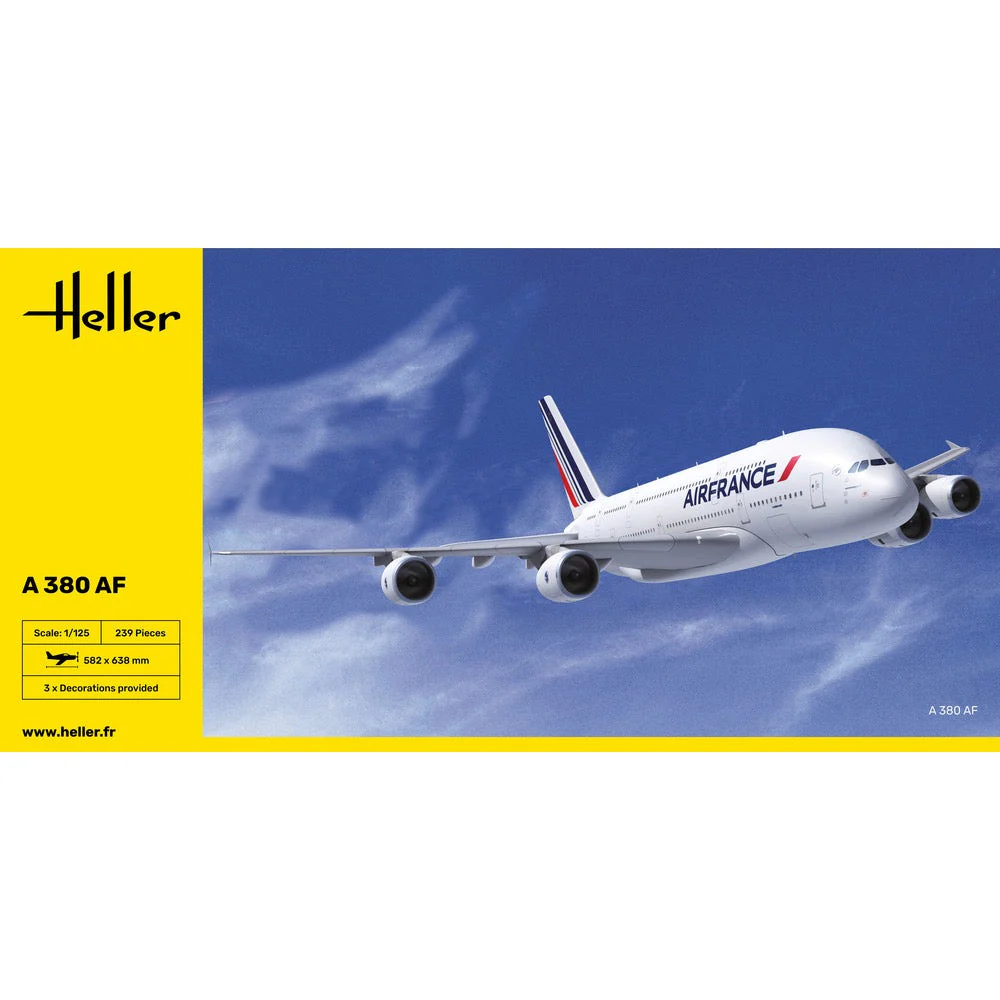 Heller HLL80436 1/125 Airbus A380 Air France - Image 3